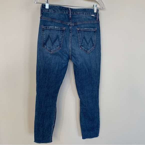 Mother High Waisted Looker Ankle Fray Nature Tune Up Jeans Size 26 - Picture 2 of 10